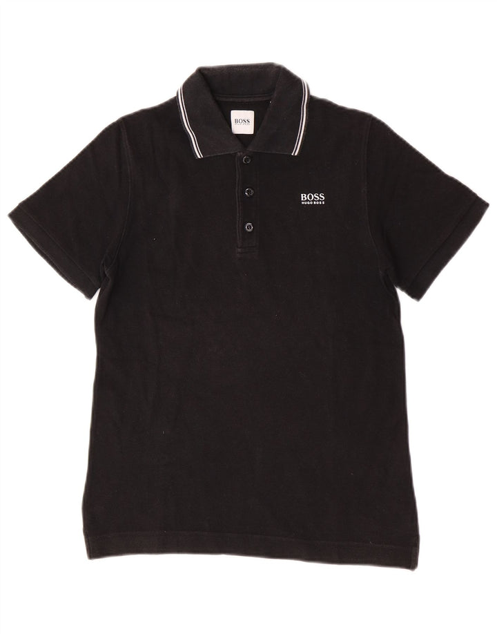 Hugo Boss Boys Polo Shirt 11-12 År Sort Bomuld