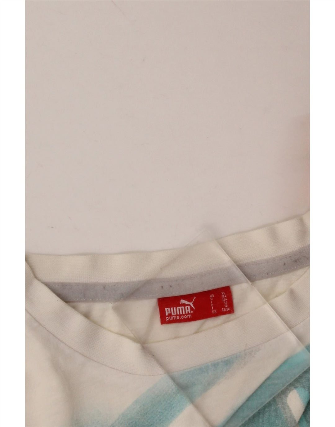 PUMA drenge grafisk t-shirt top 13-14 år hvid