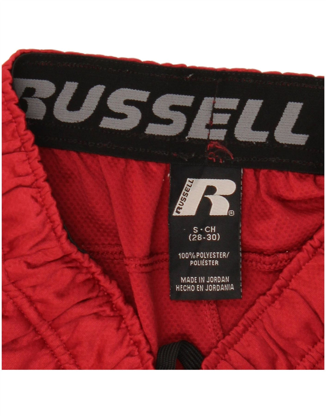 Russell Athletic Herre Dri-Power Sportshorts Lille Rød Colourblock