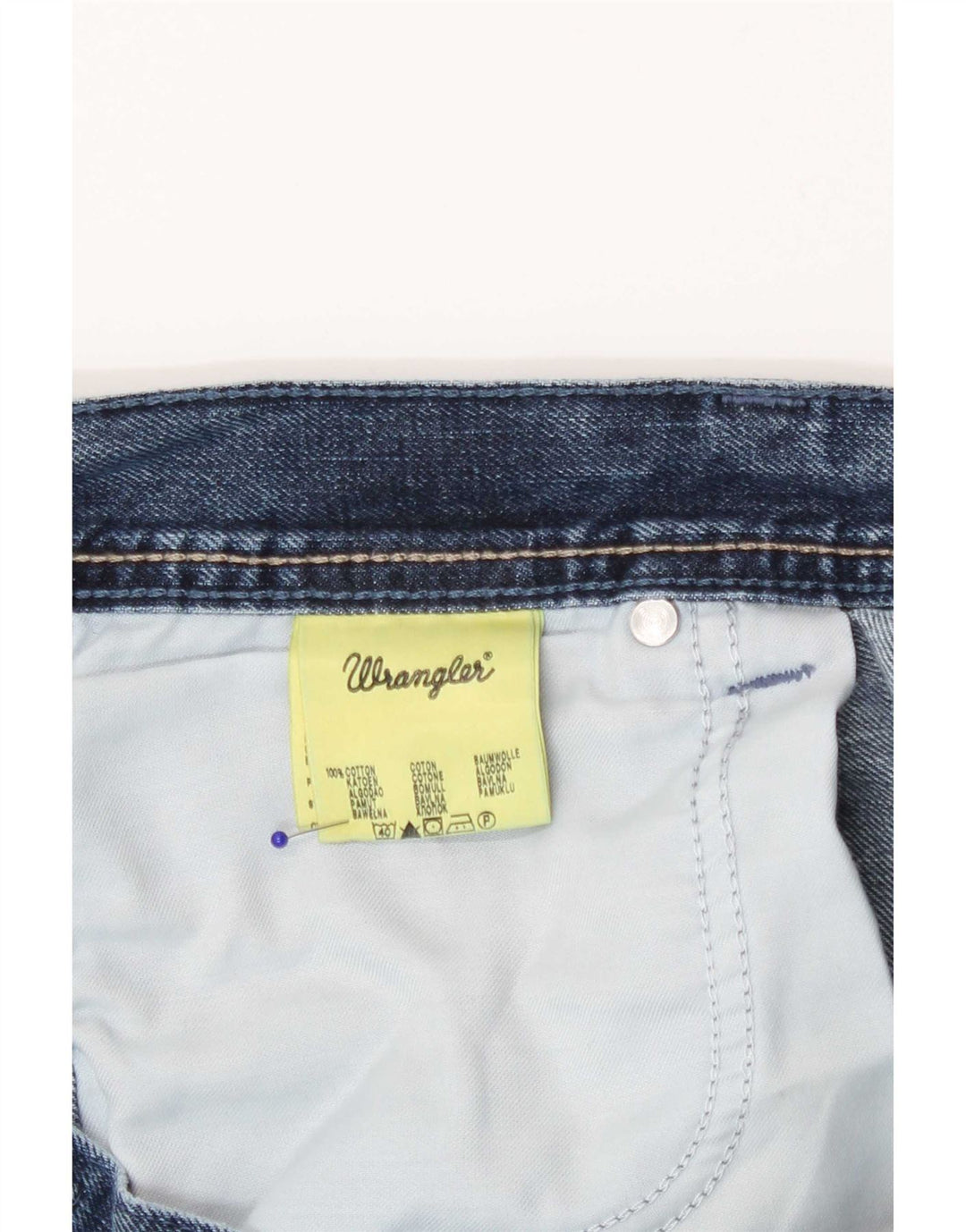 Wrangler Herre Wesley Regular Straight Jeans W36 L32 Blå Bomuld