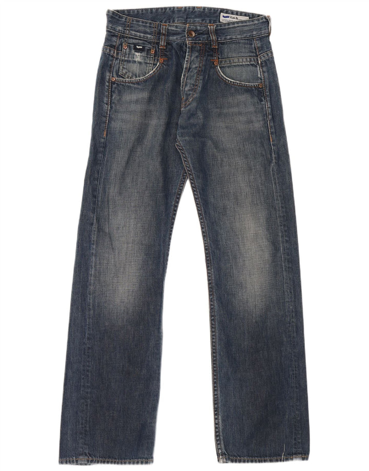 Gas Herre Bootcut Jeans W30 L32 Blå Bomuld