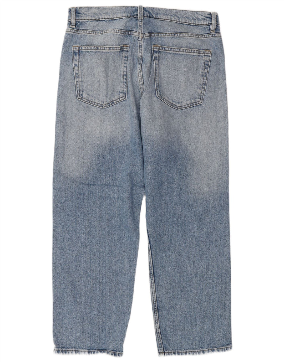 Marks & Spencer Dame Regular Straight Jeans UK 12 Medium W30 L25 Blue