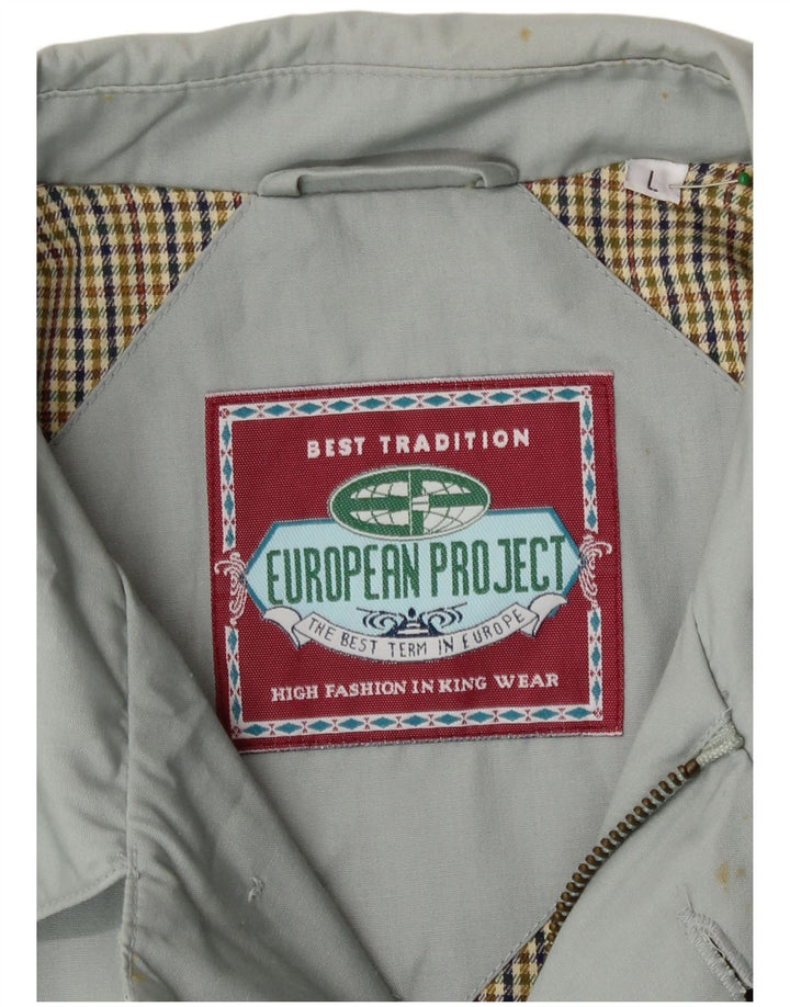 European Project Herre Bomber Jacket UK 40 Large Grå Polyester