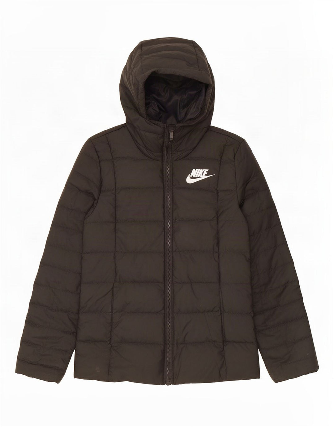 Nike polstret hættejakke til kvinder UK 10 Lille sort polyester