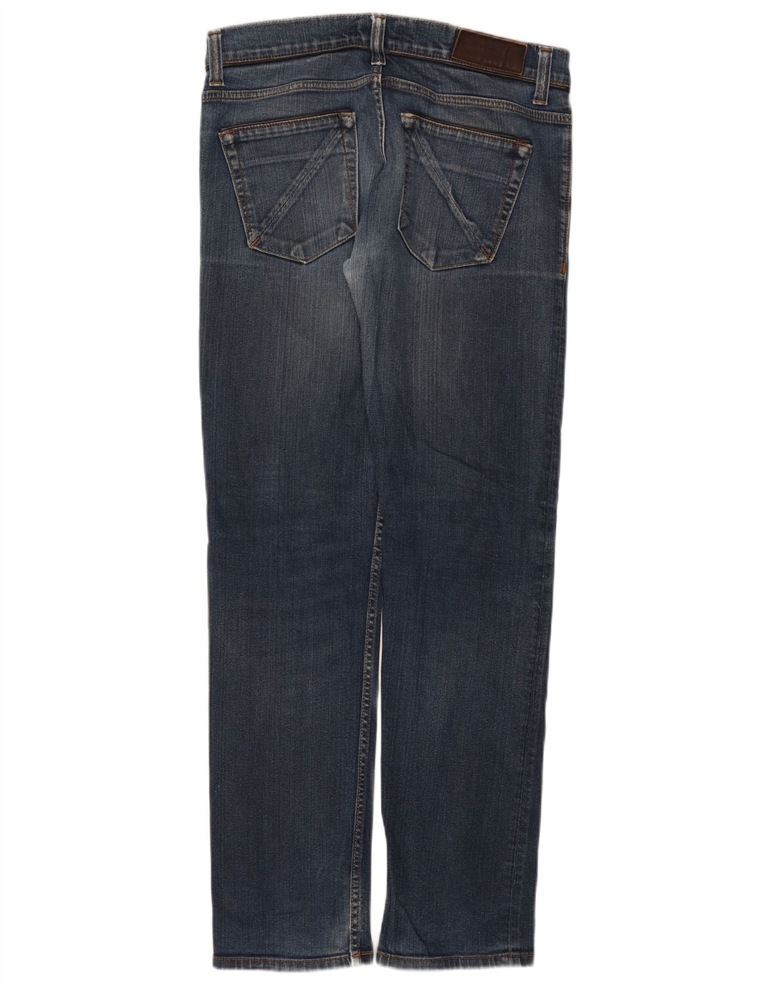 Zara Straight Jeans til mænd EU 42 Large W32 L32 Blå