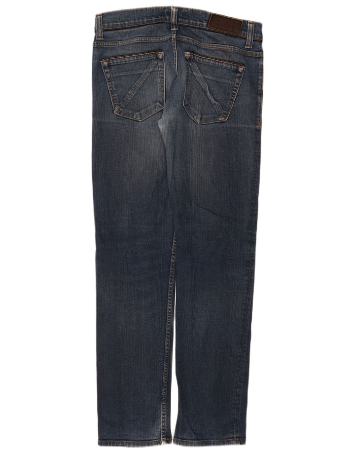 Zara Straight Jeans til mænd EU 42 Large W32 L32 Blå