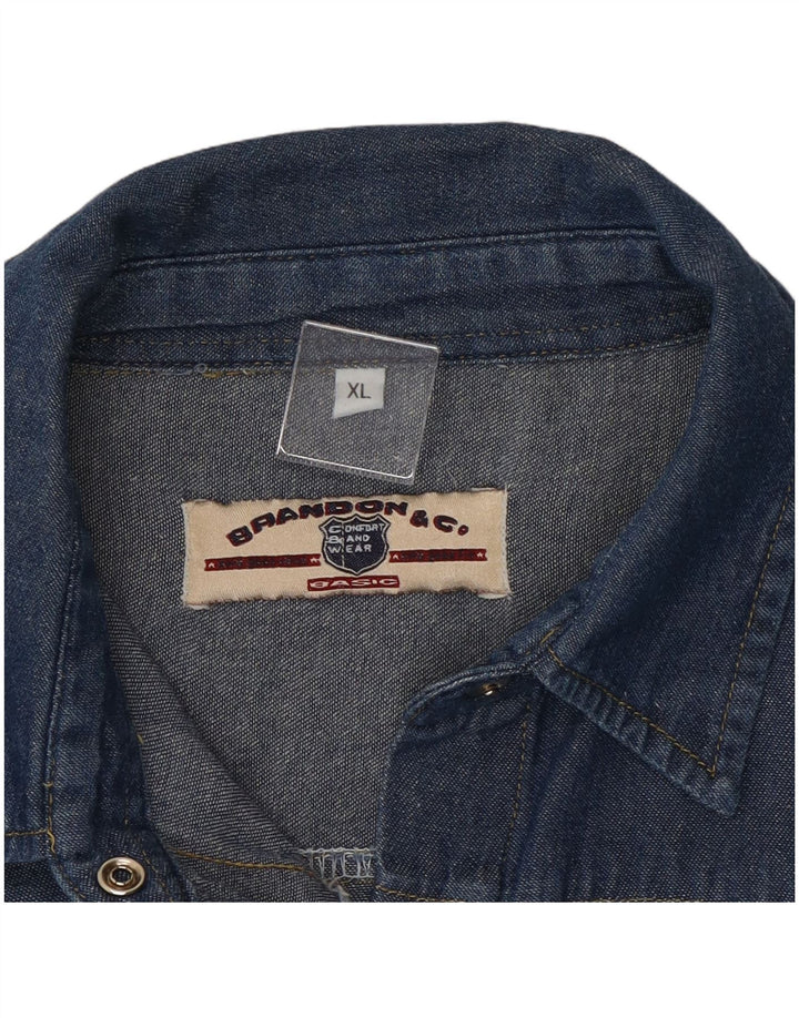 Brandon & C Dame Denim Shirt UK 18 XL Blå
