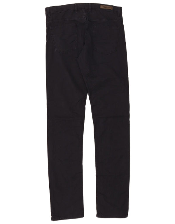 Massimo Dutti Herre Slim Fit Casual Bukser EU 38 Small W30 L32 Marineblå