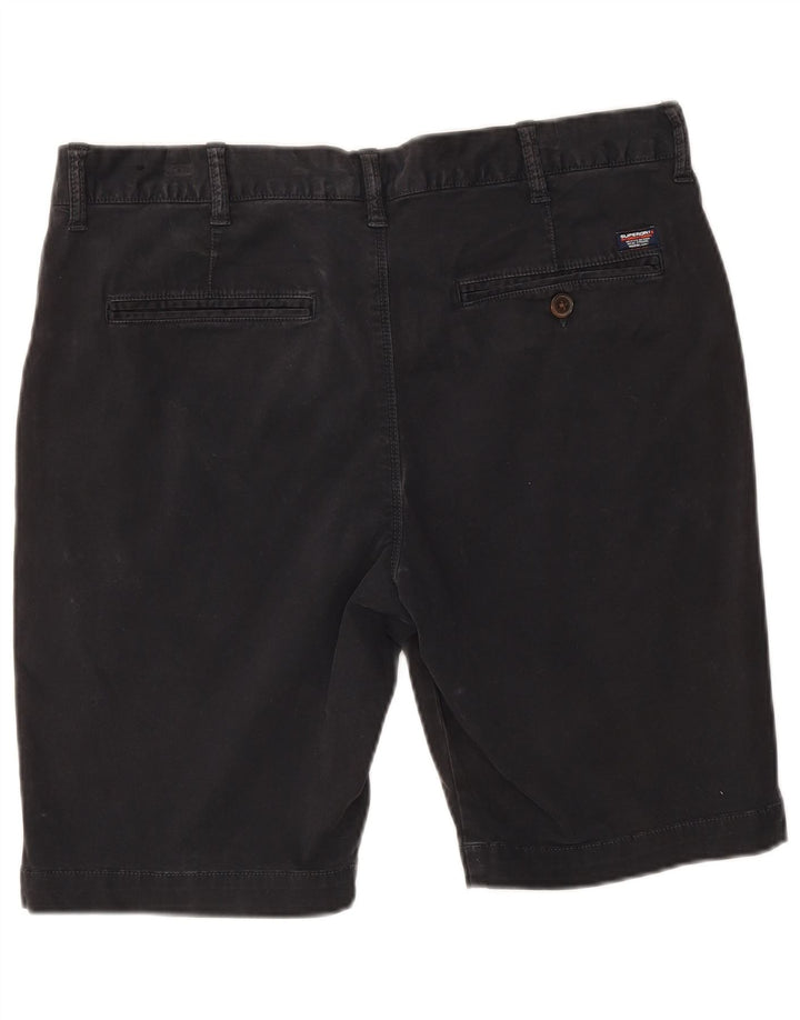 Superdry Chino Shorts til mænd W34 Large Black Bomuld
