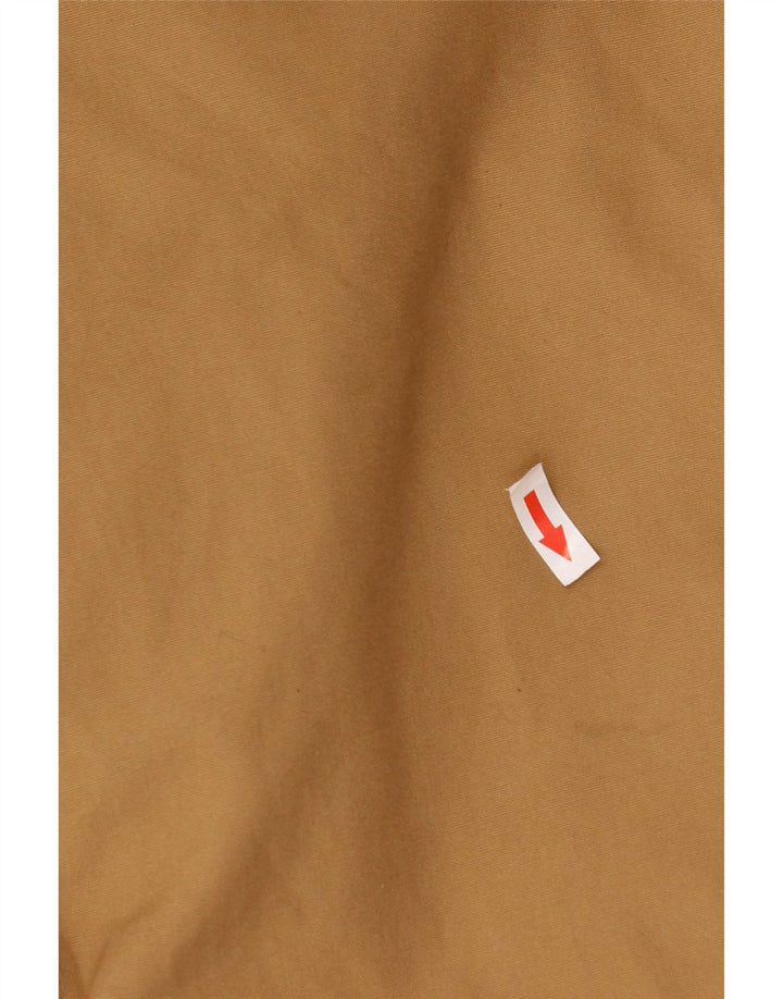 Vintage Herre Overfrakke UK 40 Stor Beige Bomuld