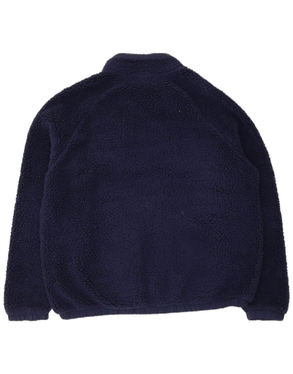 Fila Herre Fleecejakke UK 42 XL Navy Blue Polyester