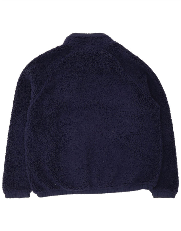Fila Herre Fleecejakke UK 42 XL Navy Blue Polyester