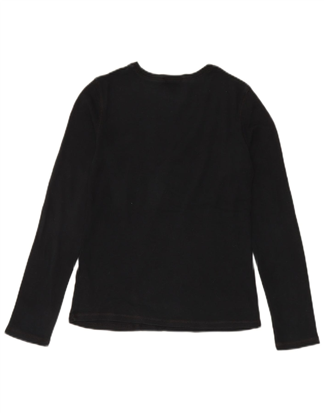 Marks & Spencer Dametop Langærmet UK 8 Small Black Bomuld