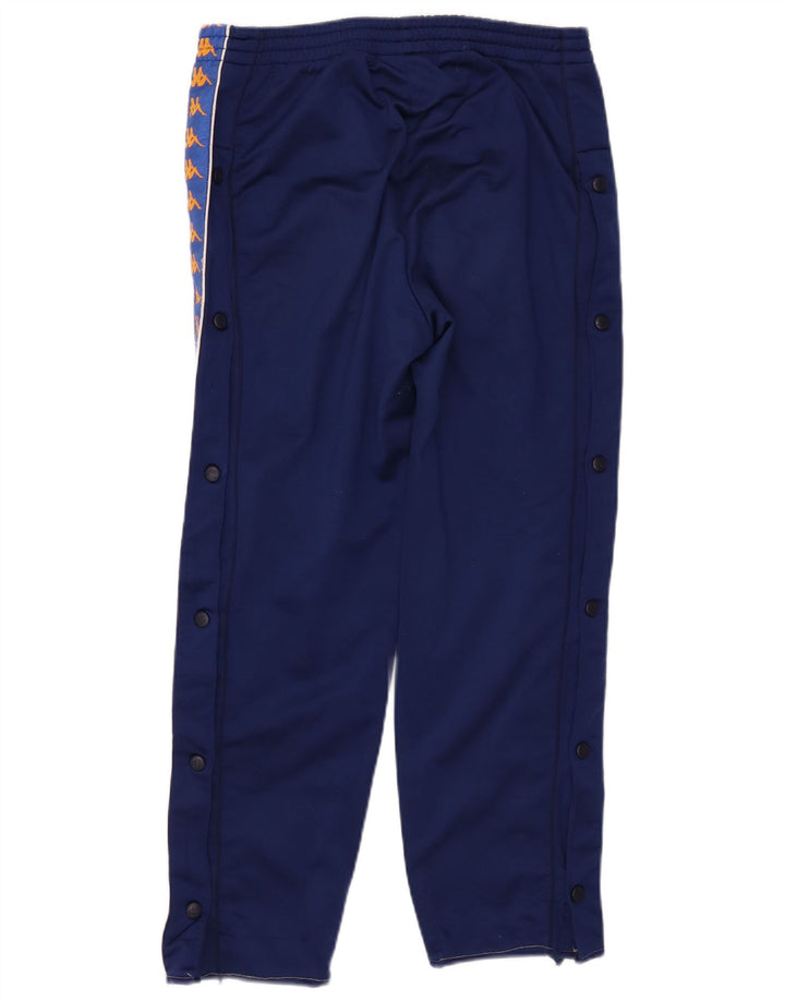 KAPPA Grafisk træningsdragt bukser til mænd Small Navy Blue Colourblock