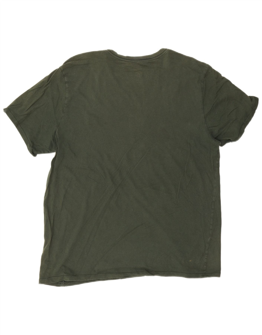 NIKE Herre Athletic Cut Grafisk T-Shirt Top XL Grøn