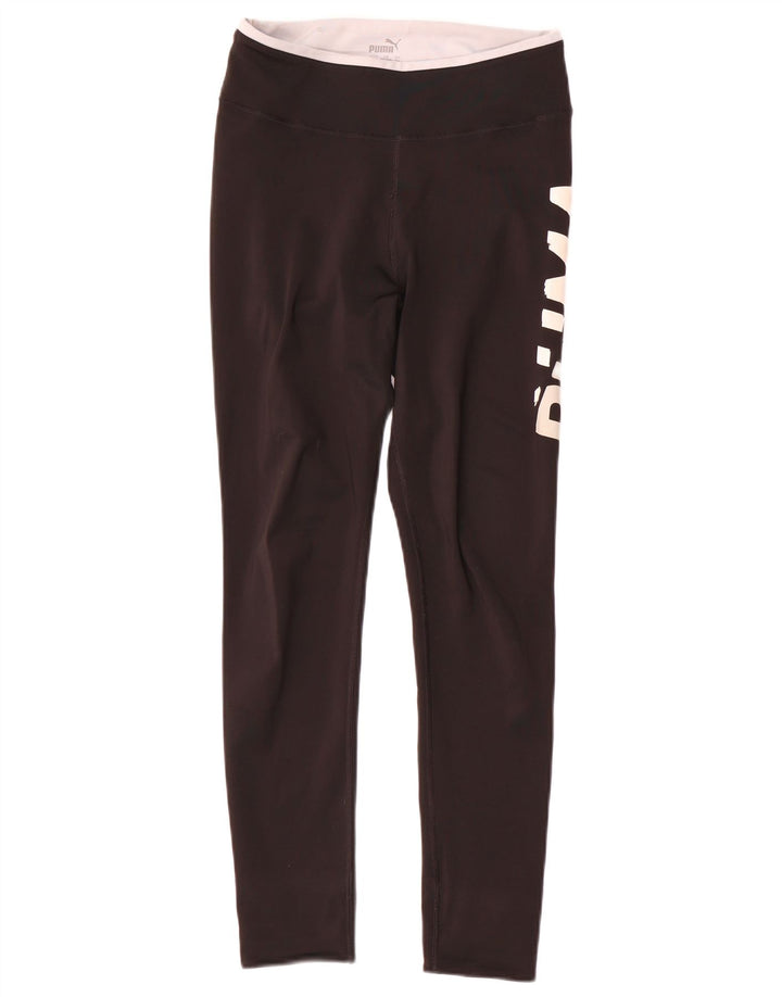 Puma piger grafiske leggings 13-14 år sort polyester