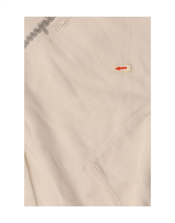 CHAMPION Womens Heritage Classics Grafisk hættetrøje Jumper UK 14 Medium White