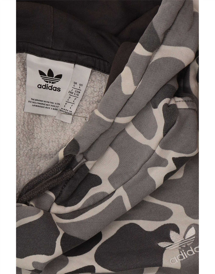 Adidas Herre hættetrøje Jumper Stor Grå Camouflage