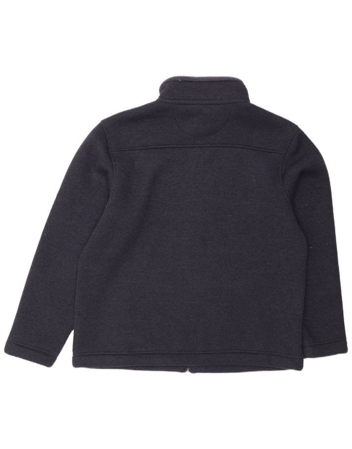 Marks & Spencer Herre Bomber Jacket UK 42 XL Navy Blue Polyester