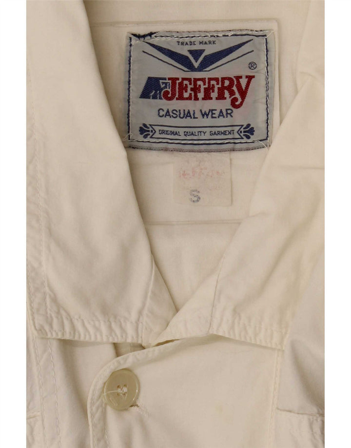 Vintage Bomberjakke til mænd UK 36 Small White