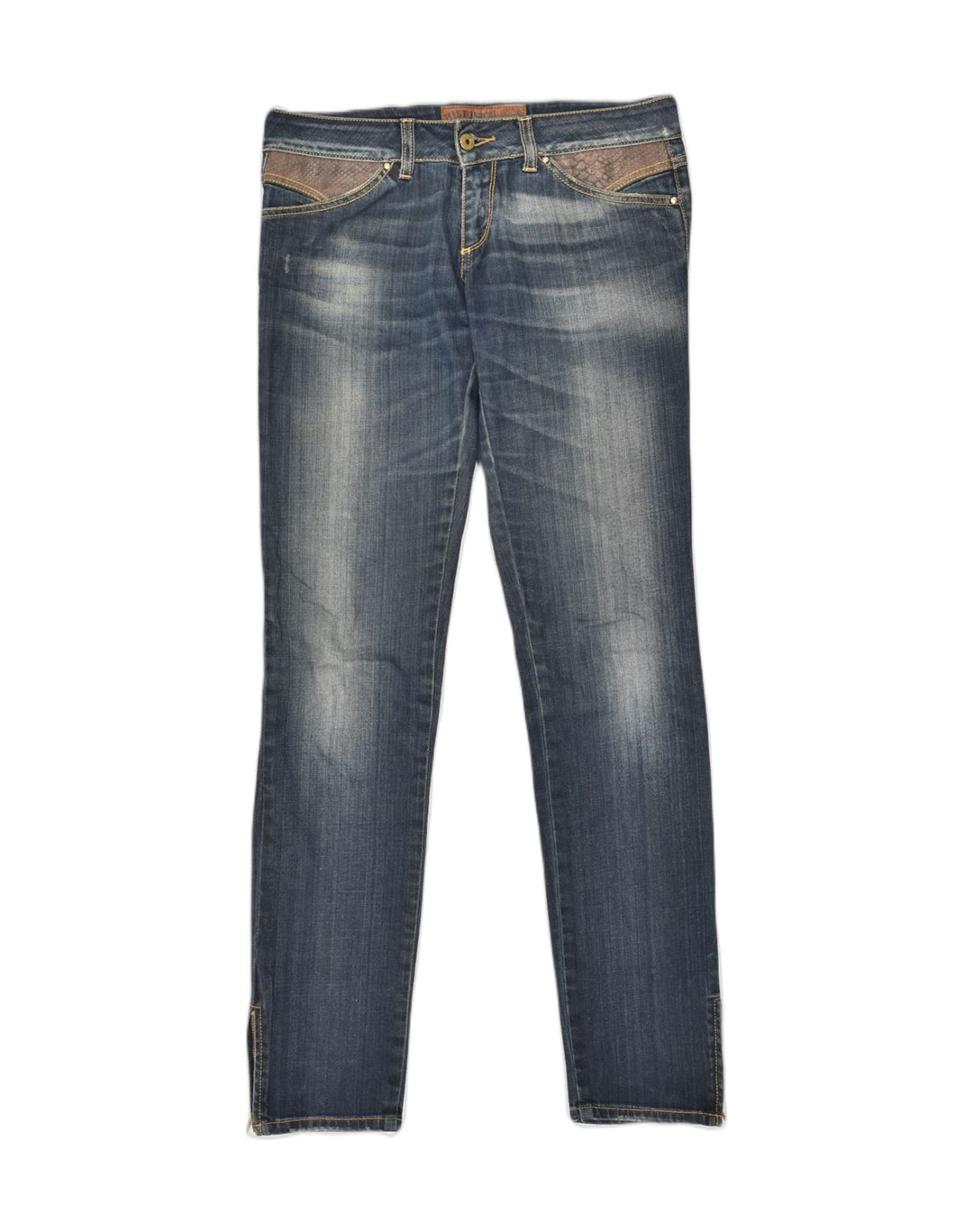 ROY ROGERS Womens Skinny Jeans IT 44 Medium W30 L33 Blue Cotton | Vintage Roy Rogers | Thrift | Second-Hand Roy Rogers | Used Clothing | Messina Hembry 