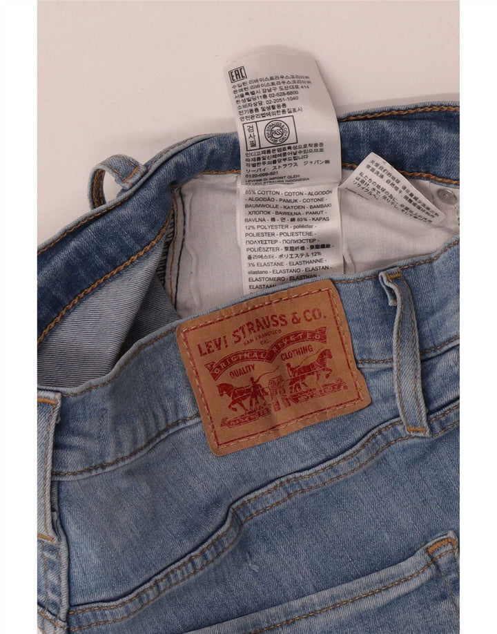 Levi's Dame Skinny Jeans W28 L27 Blå Bomuld