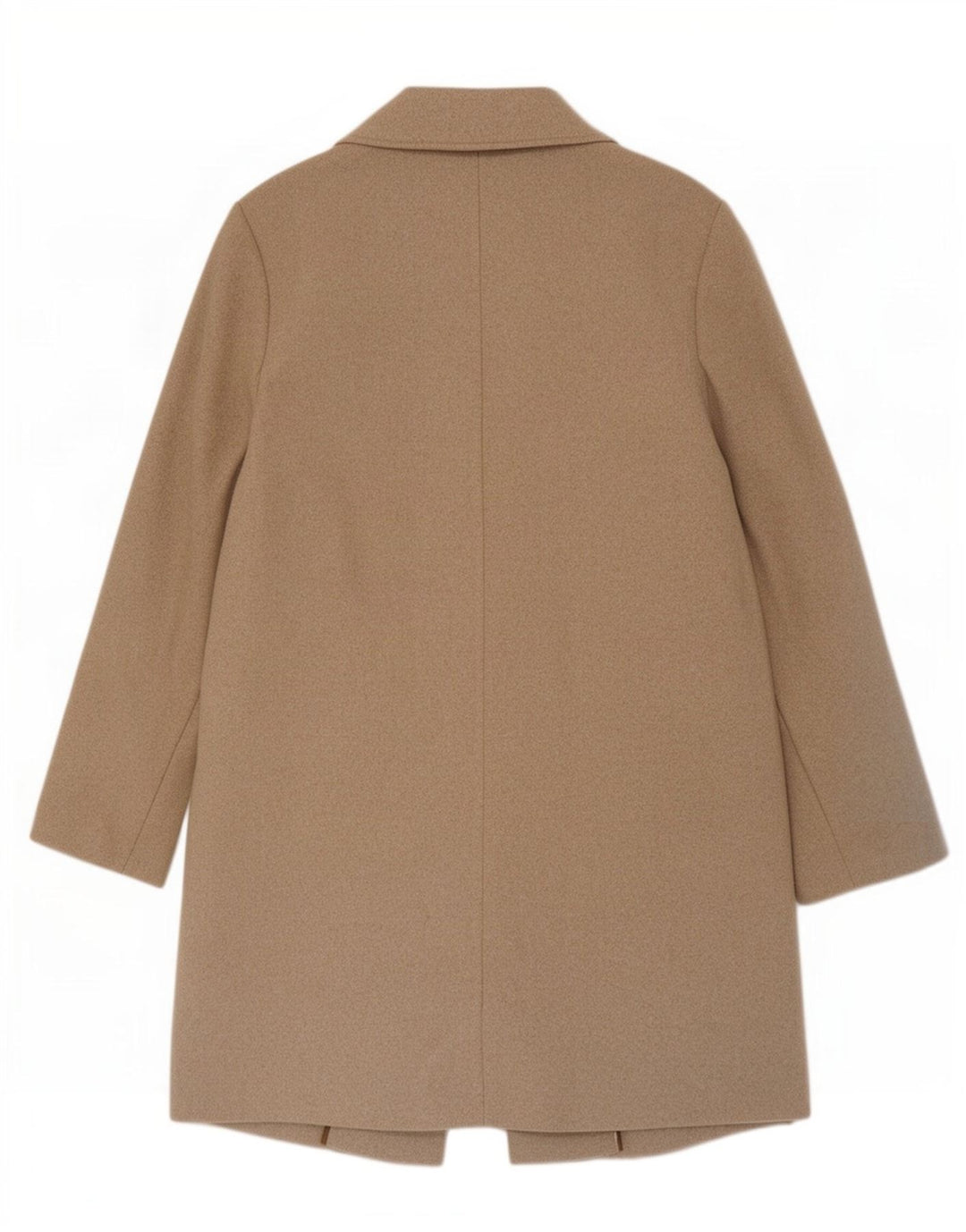 Marks & Spencer Dame Overfrakke UK 18 XL Beige Bomuld