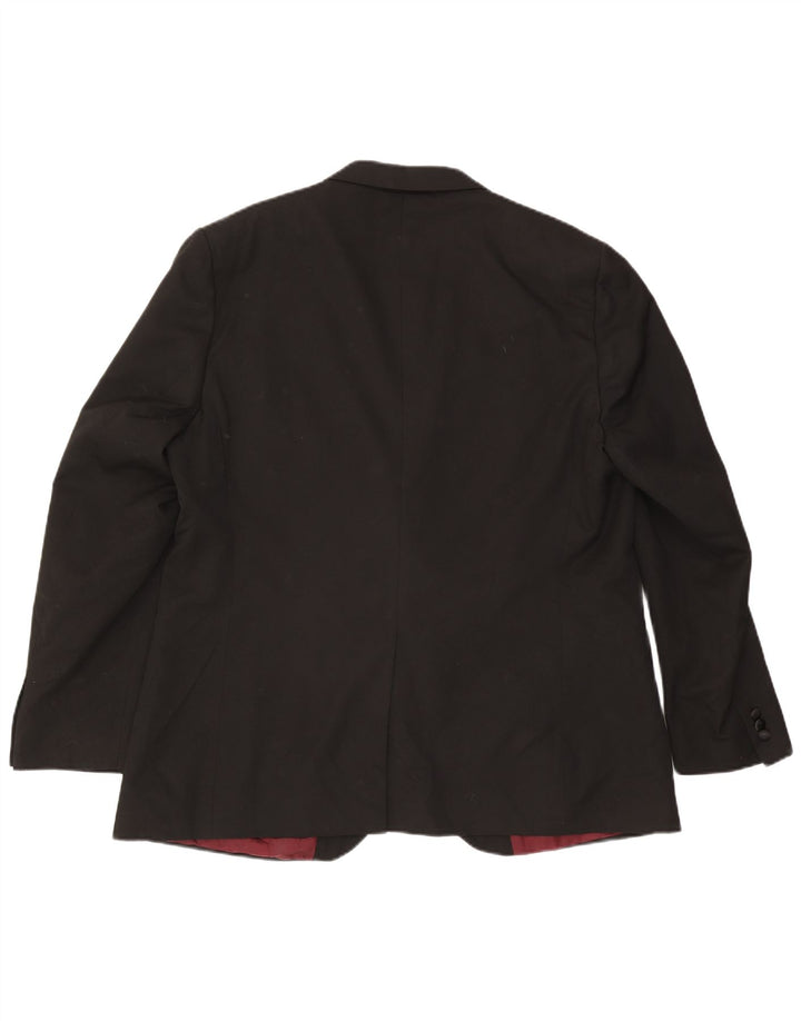 Marks & Spencer Herre 2-knaps Regular Fit Blazer-jakke UK 48 2XL Sort