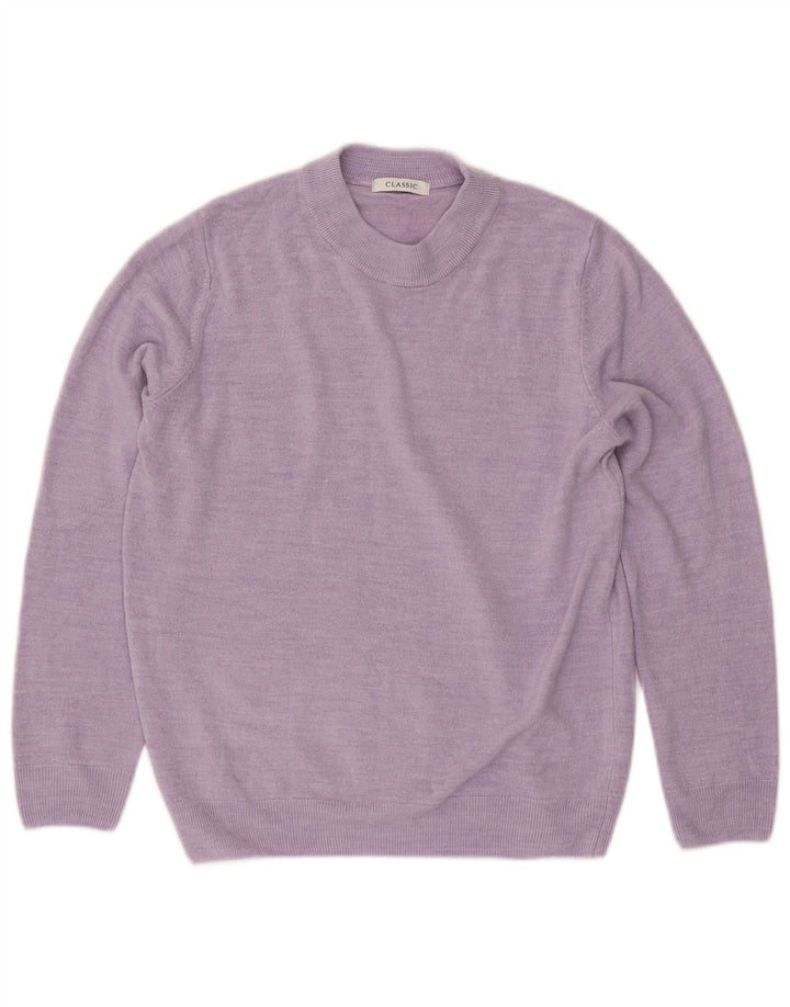 Marks & Spencer Dame sweater med rund hals DK 16 Stor lilla
