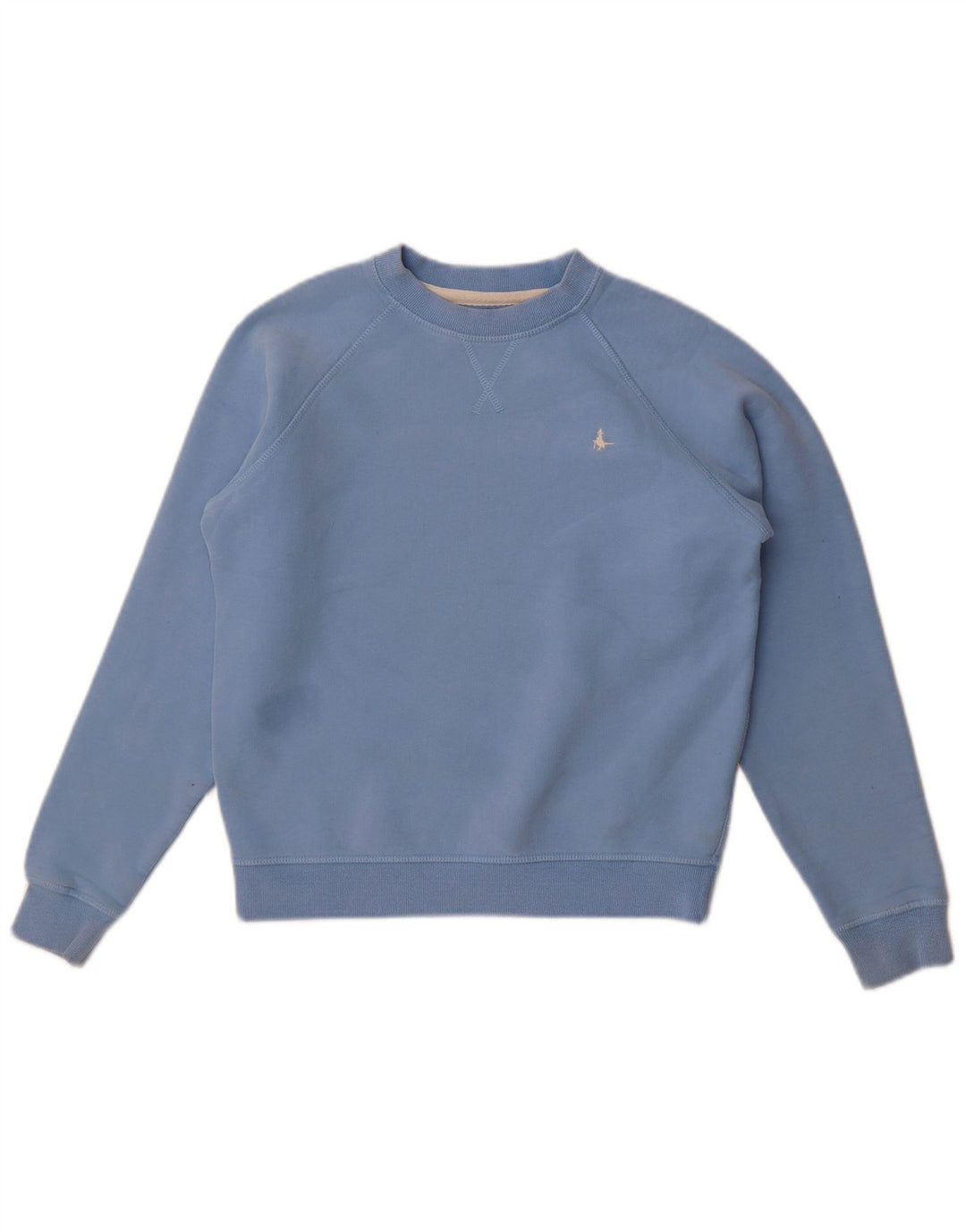 Jack Wills Dame Oversized Sweatshirt Jumper UK 4 XS Blue Cotton Classic