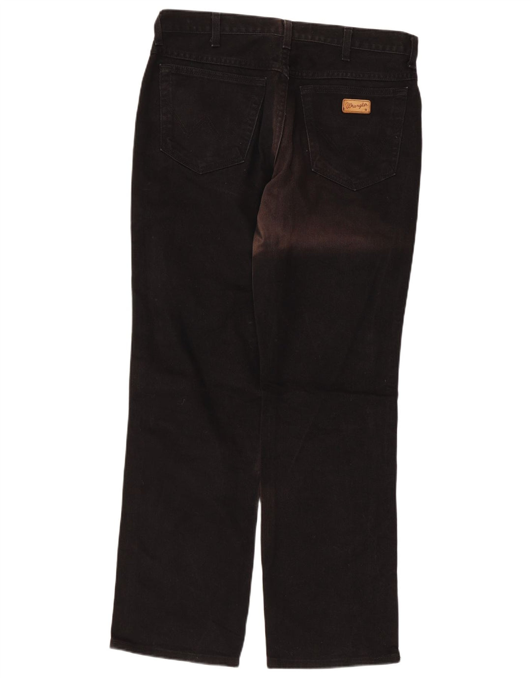 Wrangler Herre Texas Straight Jeans W34 L31 Sort Bomuld