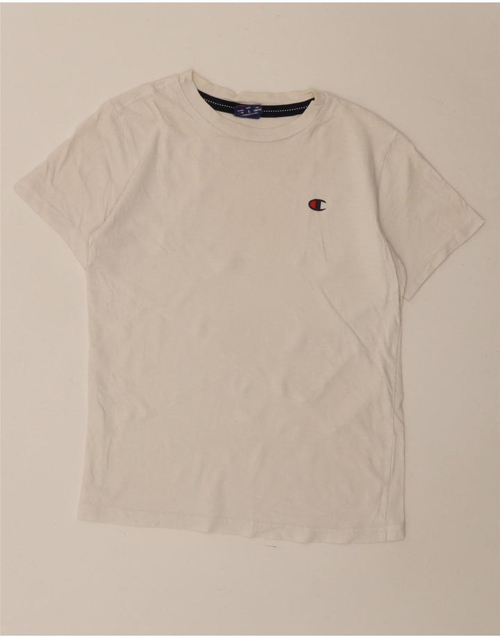 Champion Drenge T-Shirt Top 11-12 År Stor Hvid