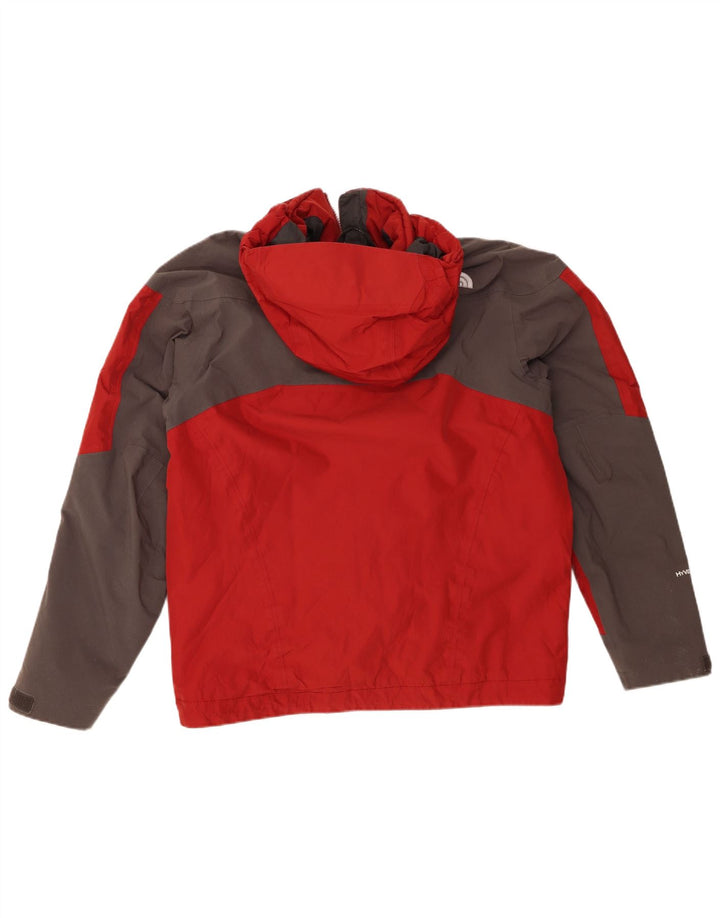 The North Face Herre Hyvent Windbreaker Jacket UK 38 Medium Red Colourblock