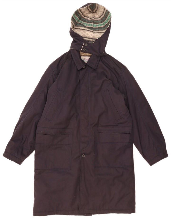 Incom Racerjakke med hætte til mænd UK 46 3XL Navy Blue