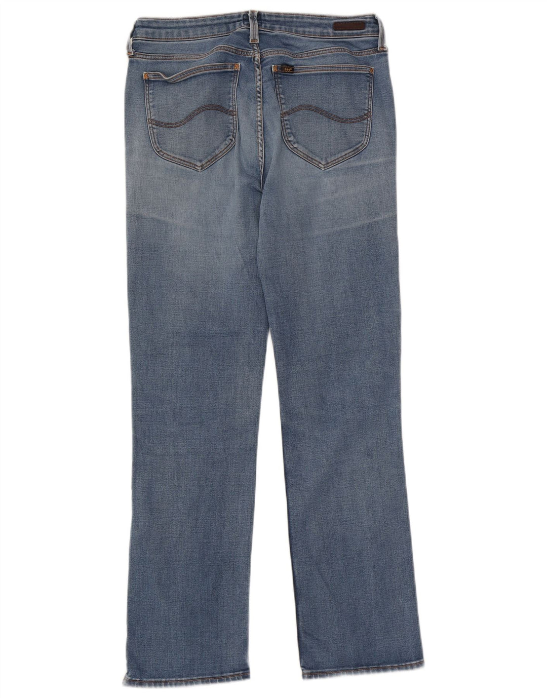 Lee Dame Marion Straight Jeans W31 L31 Blå Bomuld