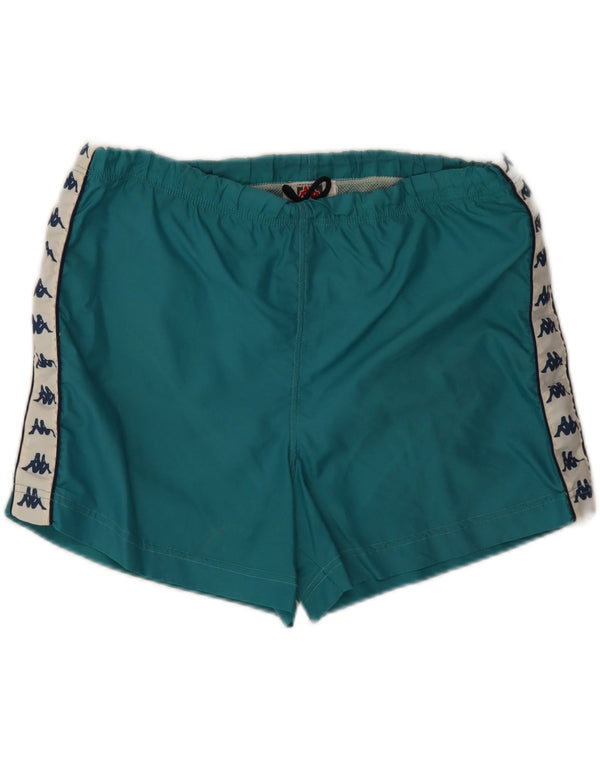 Kappa Herre grafiske svømmeshorts Medium Grøn Colourblock Polyester