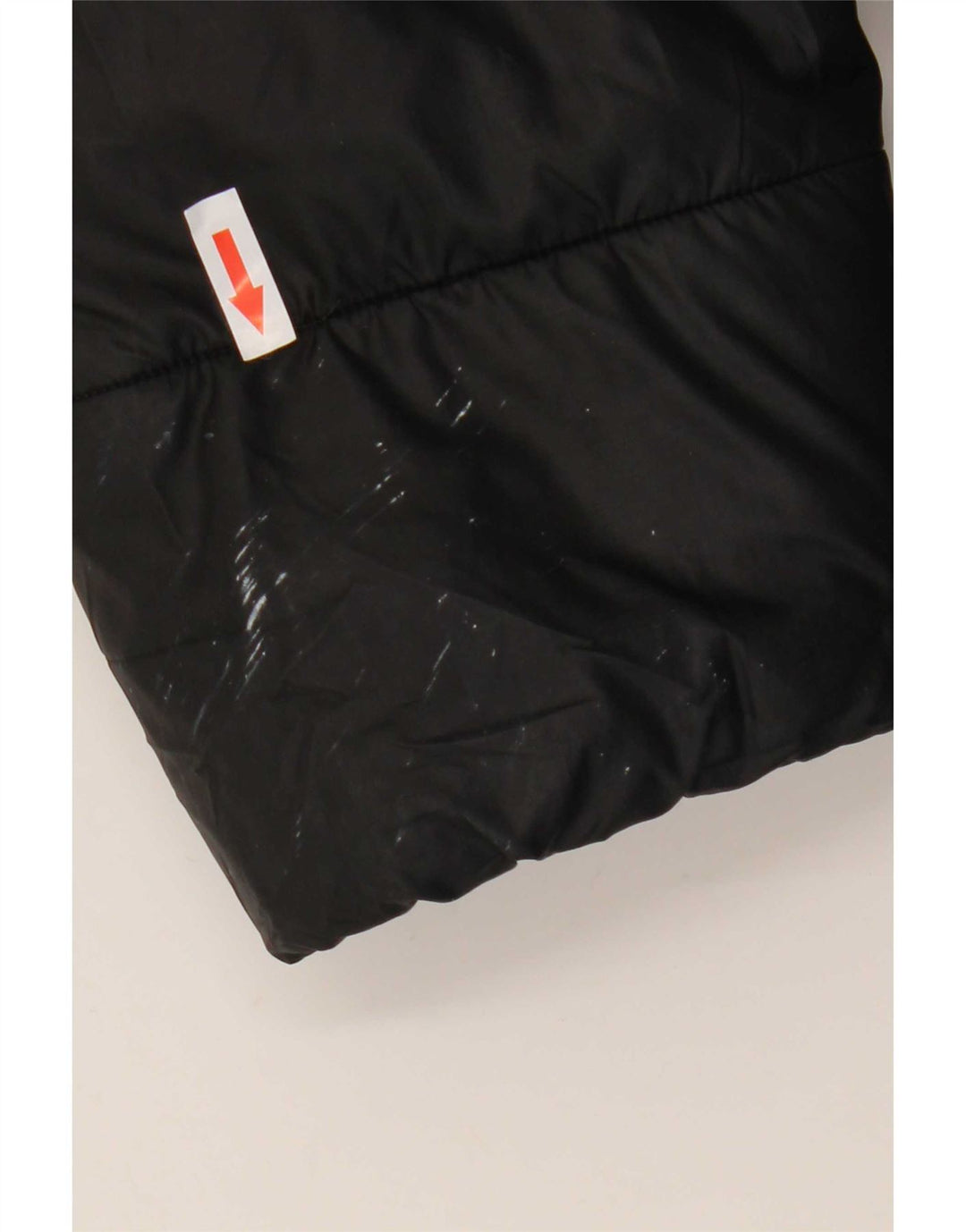 Adidas Dame Hætte Polstret Frakke UK 16/18 Large Black Polyester
