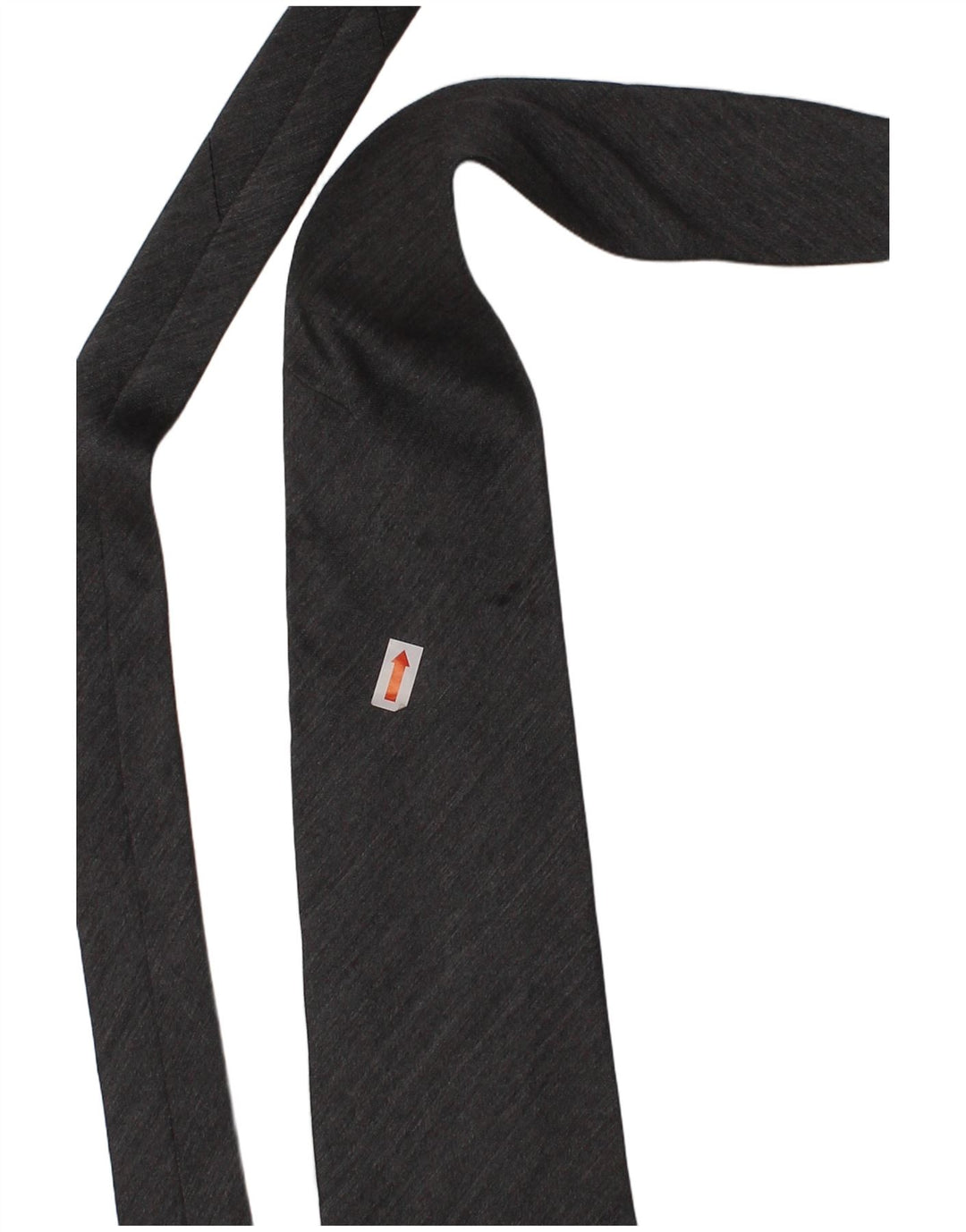 TRUSSARDI Mens Tie One Size Grey Silk Classic