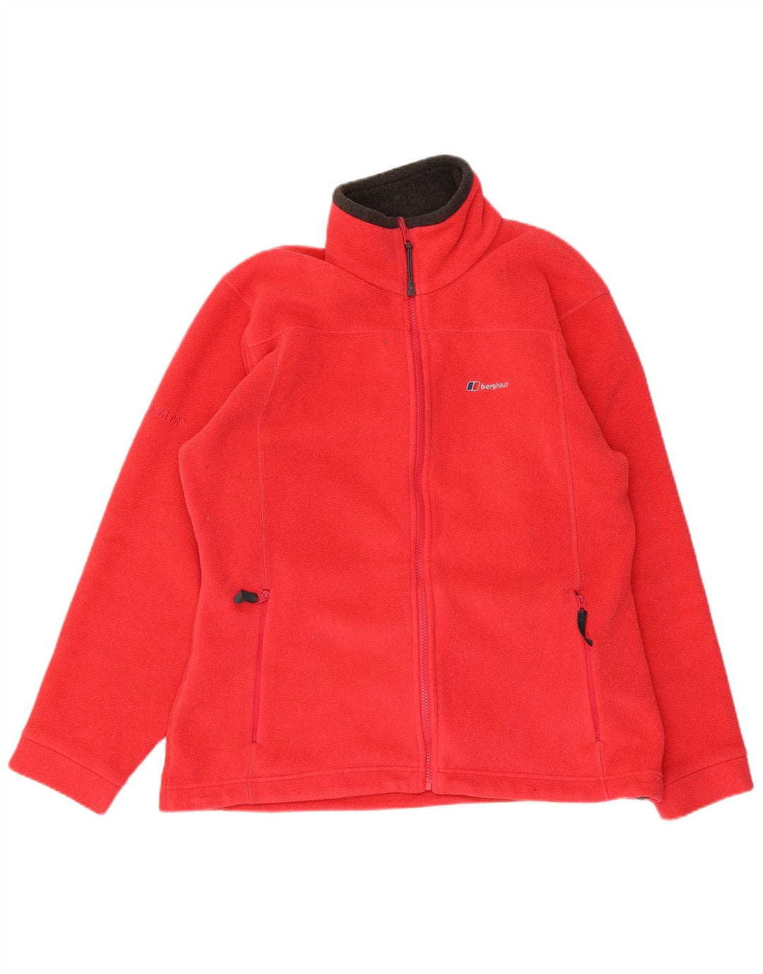 Berghaus Dame Fleecejakke UK 14 Stor Rød Polyester