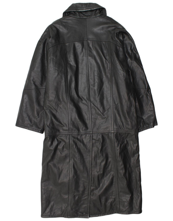 Vittorio Forti Herre Læderfrakke IT 48 Medium Sort