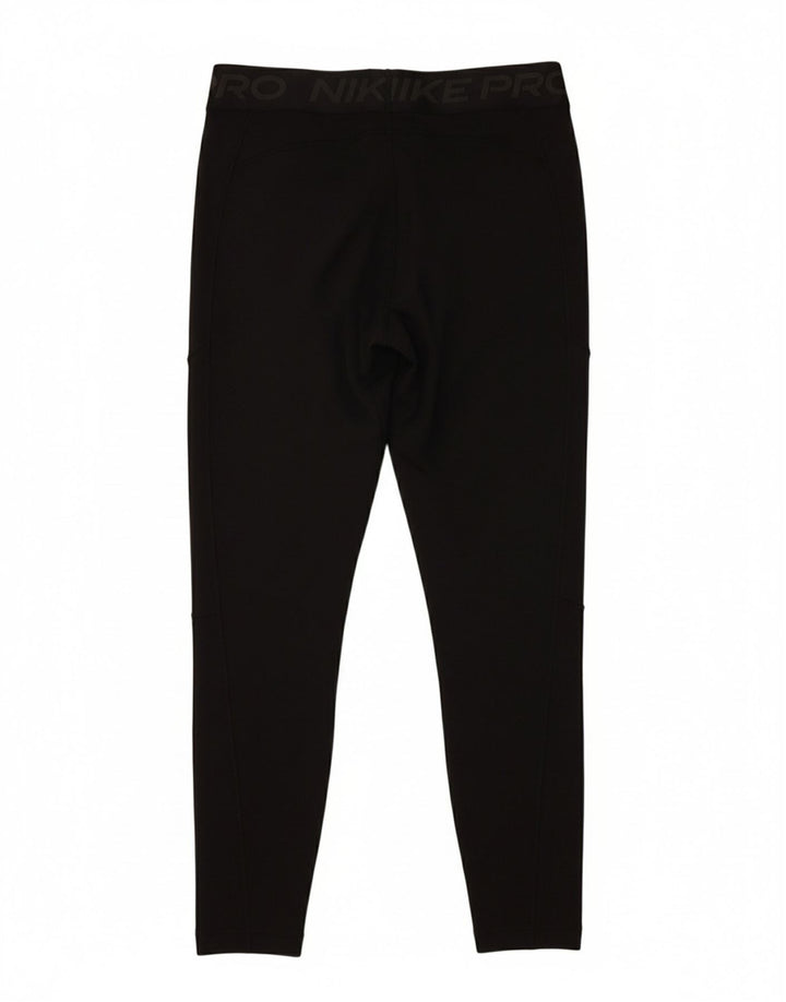 NIKE Womens Therma-Fit Graphic Leggings UK 18 XL  Black Polyester