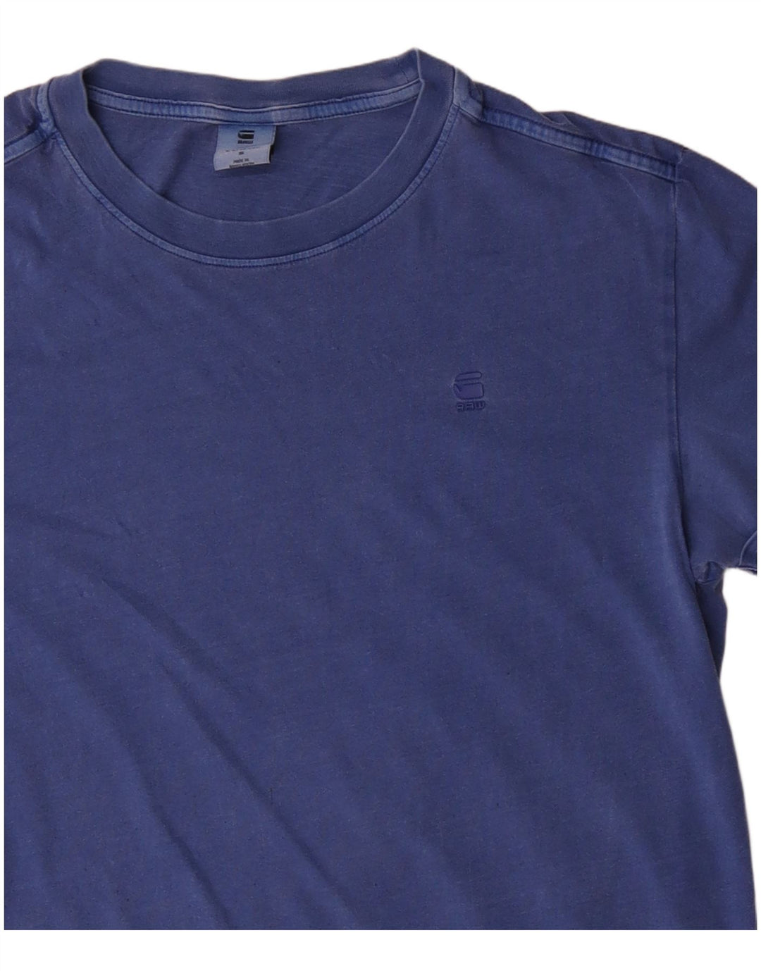 G-Star Herre T-Shirt Top Lille Blå Bomuld