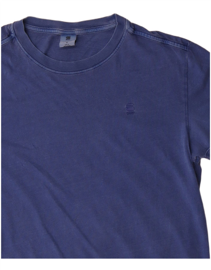 G-Star Herre T-Shirt Top Lille Blå Bomuld