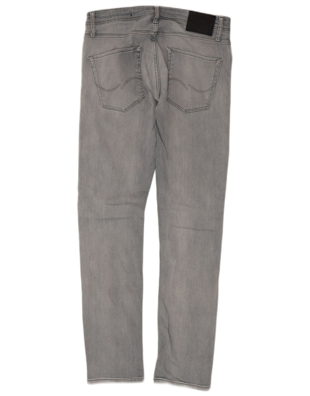 Jack & Jones Herre Tim Slim Jeans W31 L32 Grå Bomuld