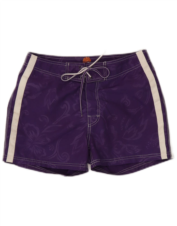 Sundek Herre badeshorts Små Lilla Blomster