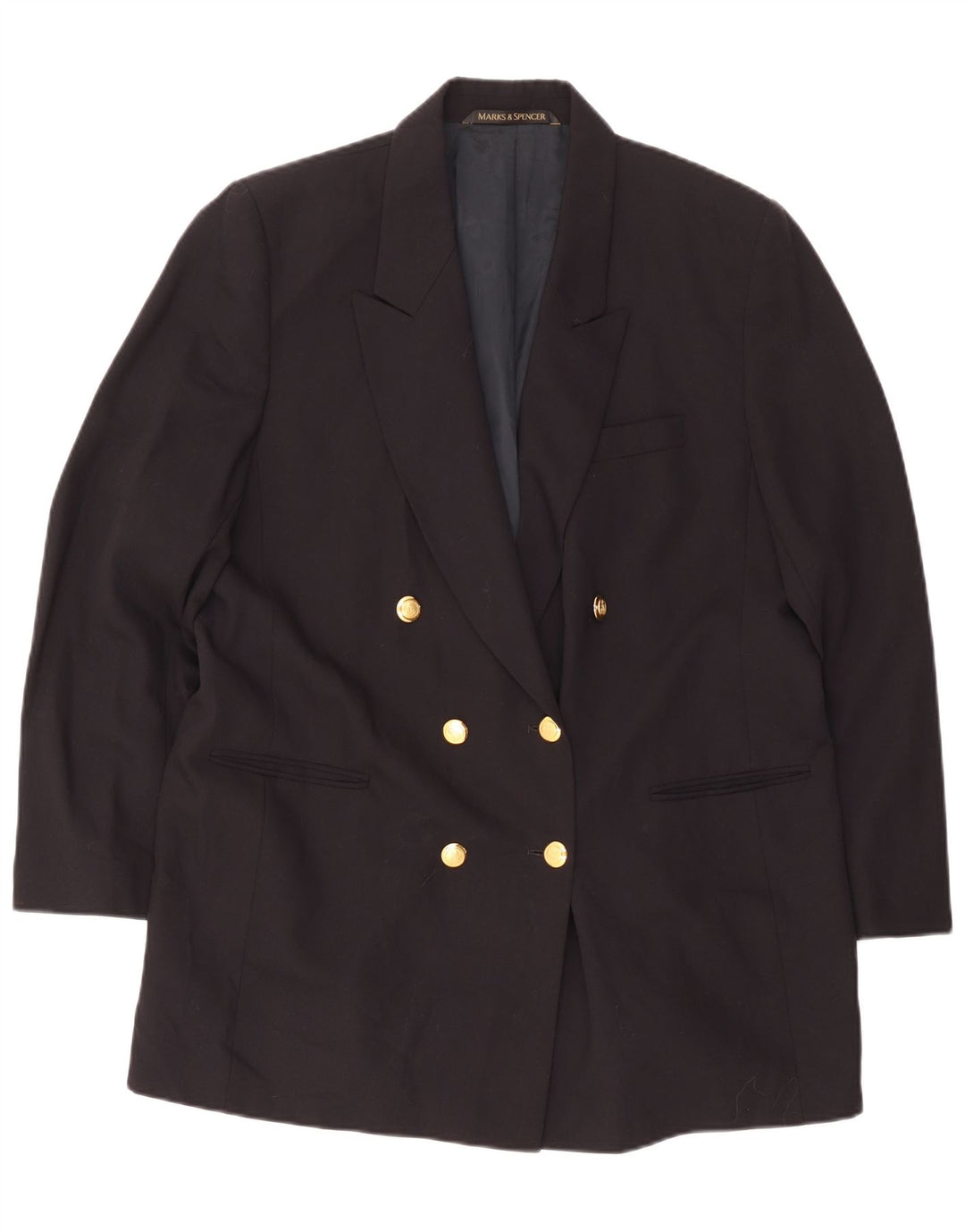 Marks & Spencer Dame St. Michael Blazer Jacket UK 20 2XL Navy Blue