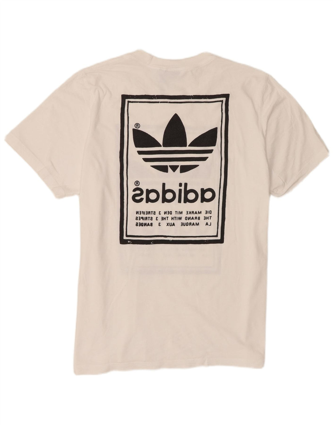 Adidas Grafisk T-shirt top til mænd XL Hvid