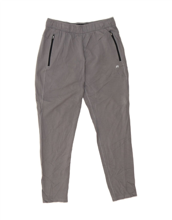 RUSSELL ATHLETIC Mens Tracksuit Trousers Medium Grey Rayon Vintage Russell Athletic and Second-Hand Russell Athletic from Messina Hembry 