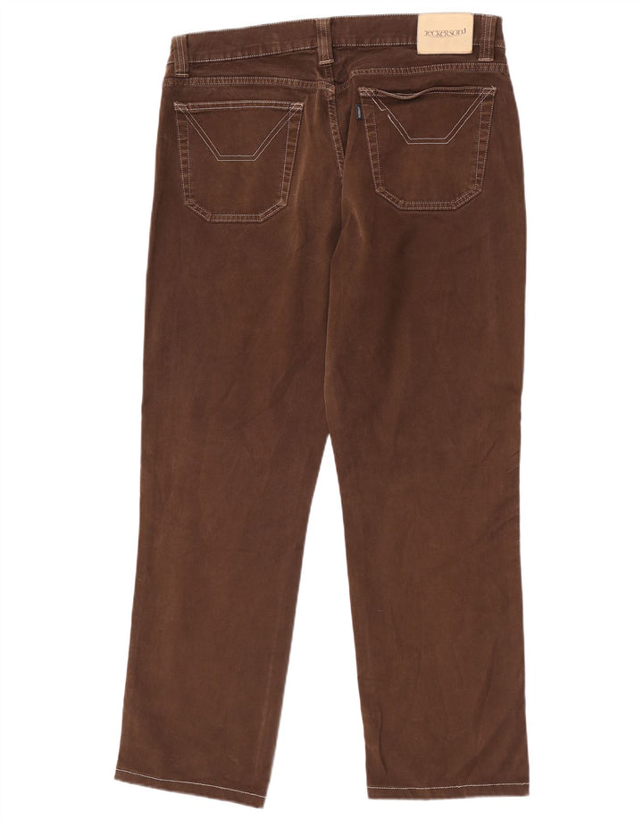 Jeckerson Straight Jeans til mænd W38 L30 brun bomuld