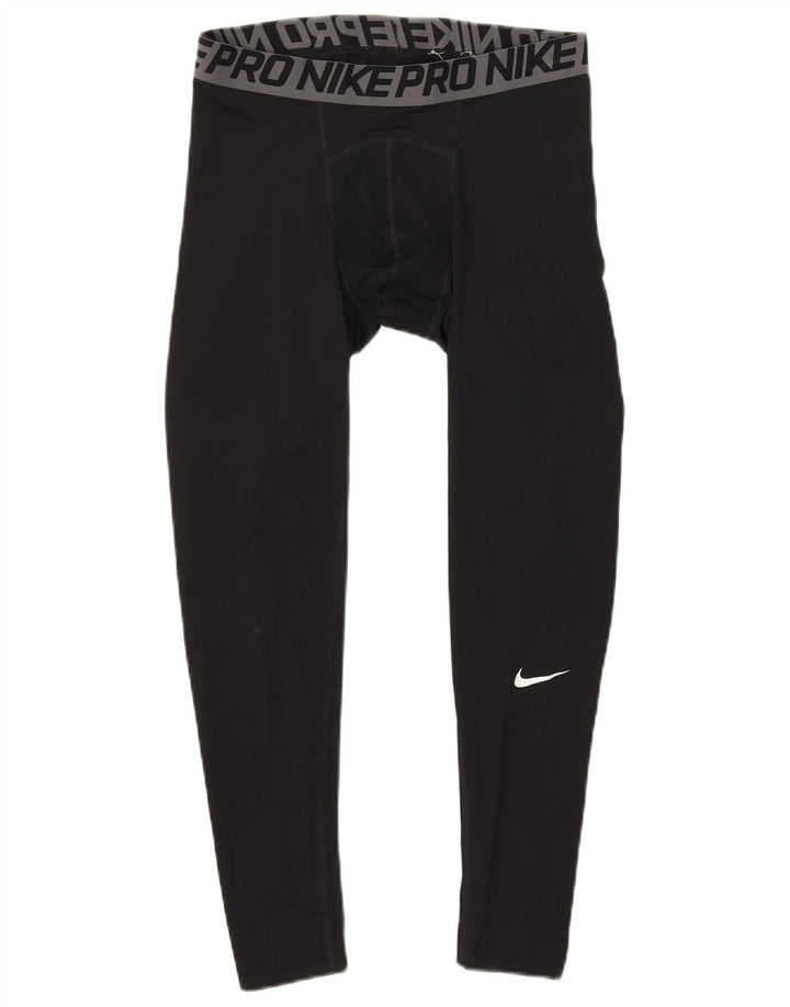 Nike Herre Dri Fit Grafiske Leggings Large Sort